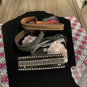 Paparazzi leather bracelets